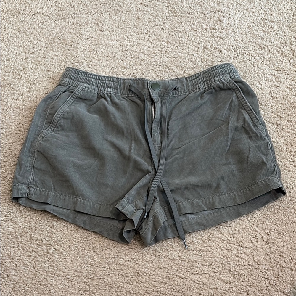 American Eagle Outfitters Sage Green Women's Corduroy Shorts